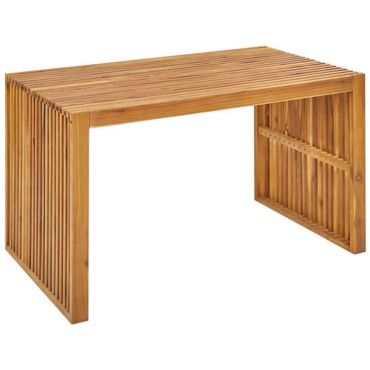 Bellano Garden Dining Table  70 cm 120 cm Acacia Wood Brown