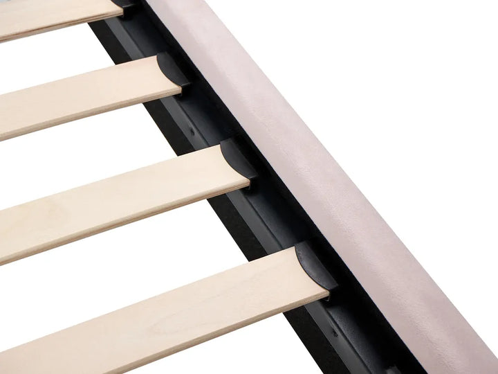 Bed Velvet 90 x 200 cm (EU Single) Pastel Pink Ambrey