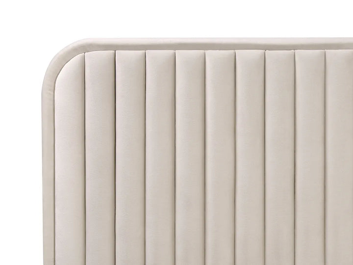 Bed Velvet 180 x 200 cm (EU Super King) Beige Braya