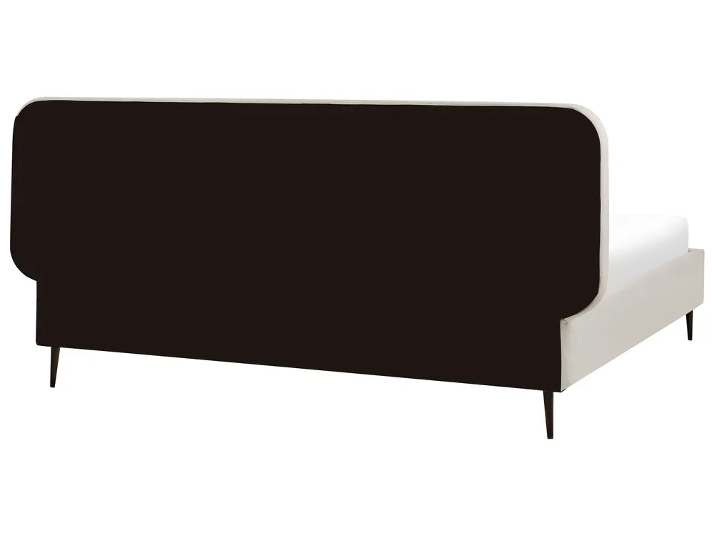 Bed Velvet 180 x 200 cm (EU Super King) Beige Braya