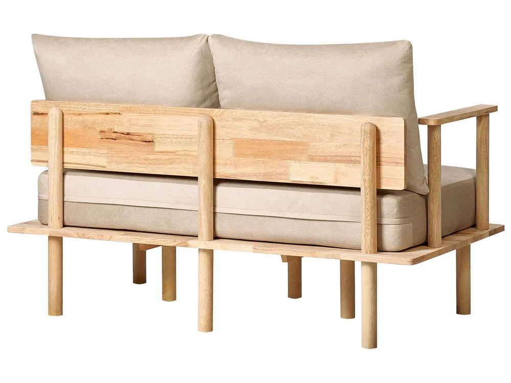 Sofa 2 Seater Fabric Sand Beige Arath