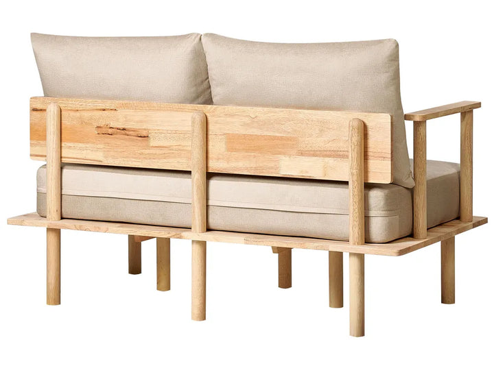 Sofa 2 Seater Fabric Sand Beige Arath