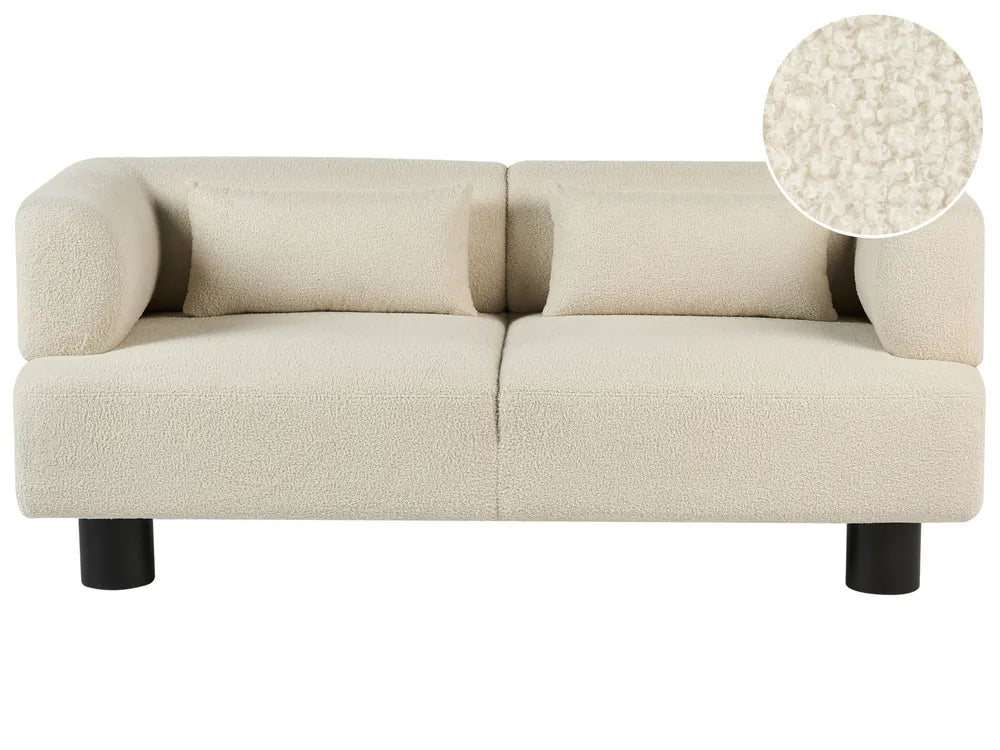 Sofa 2 Seater Boucle Off-White Harrison