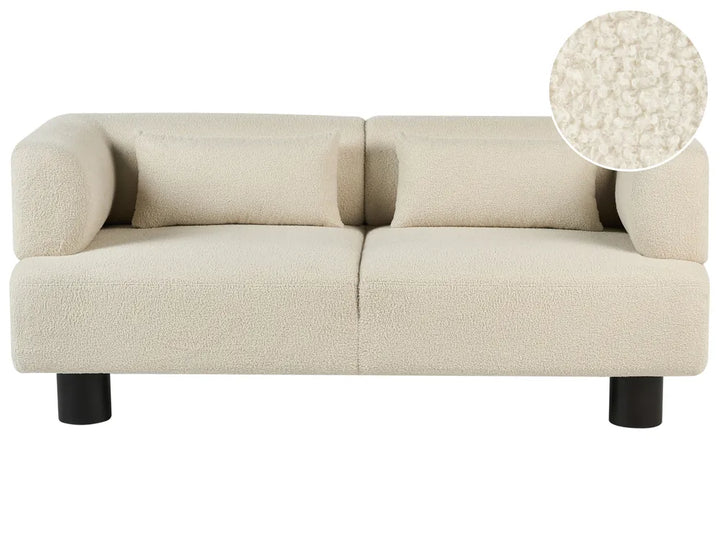 Sofa 2 Seater Boucle Off-White Harrison