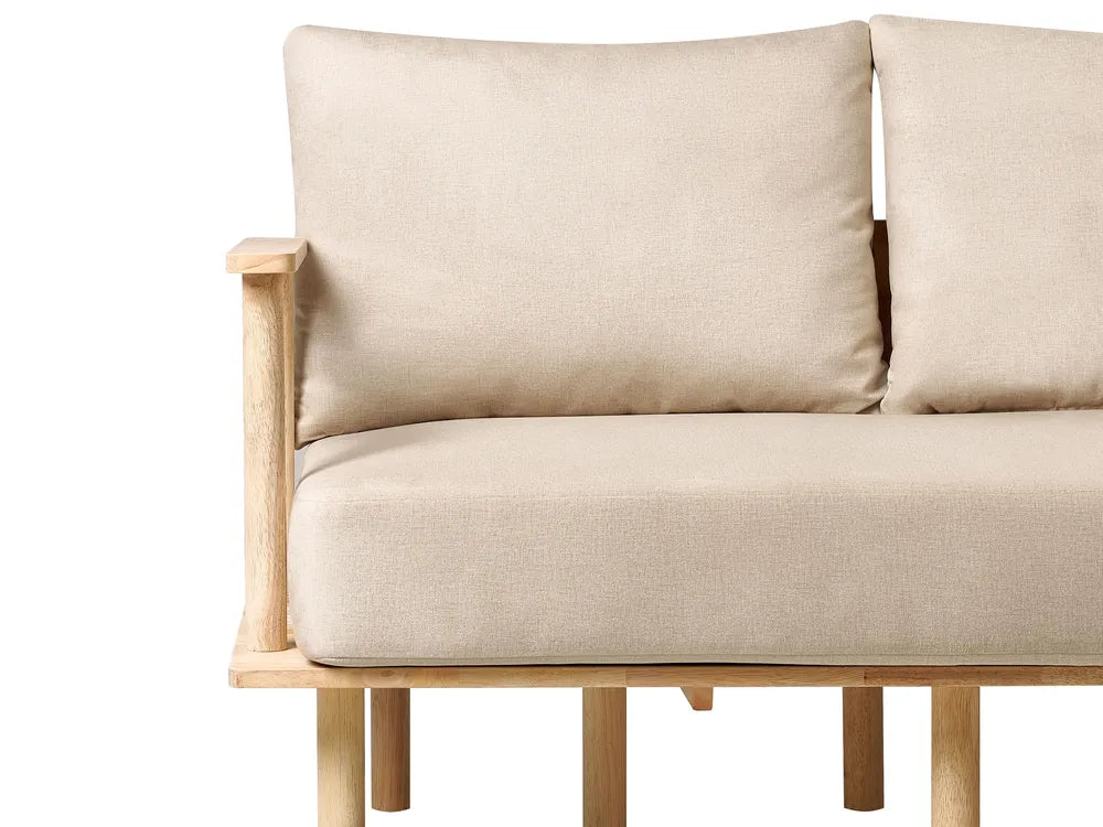 Sofa 2 Seater Fabric Sand Beige Arath