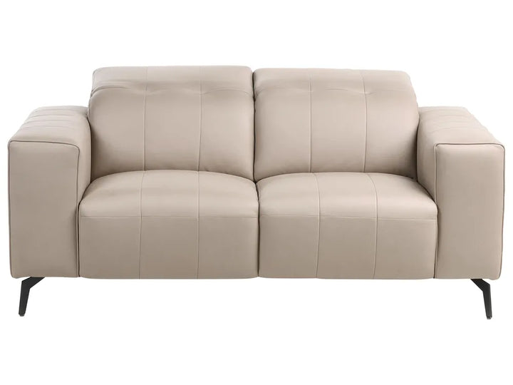 Beige sofa on a white background