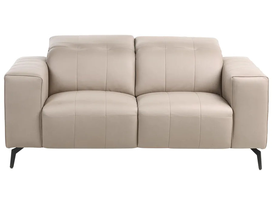 Beige sofa on a white background