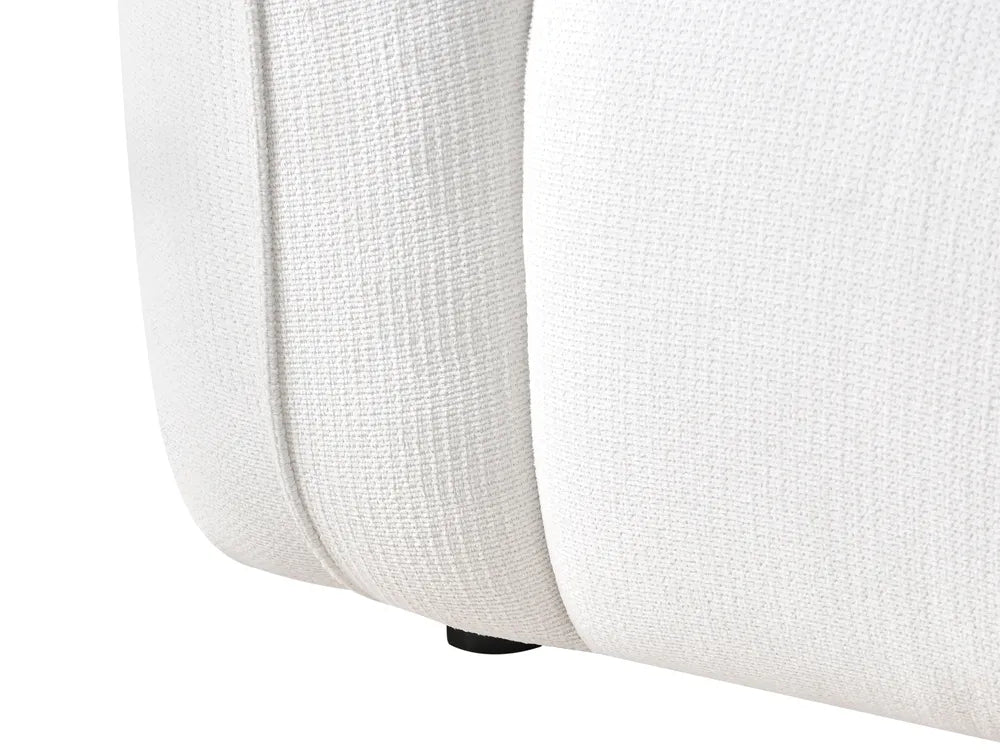 Sofa 2 Seater Fabric Off-White Kenndy