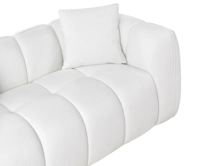 Sofa 2 Seater Fabric Off-White Kenndy