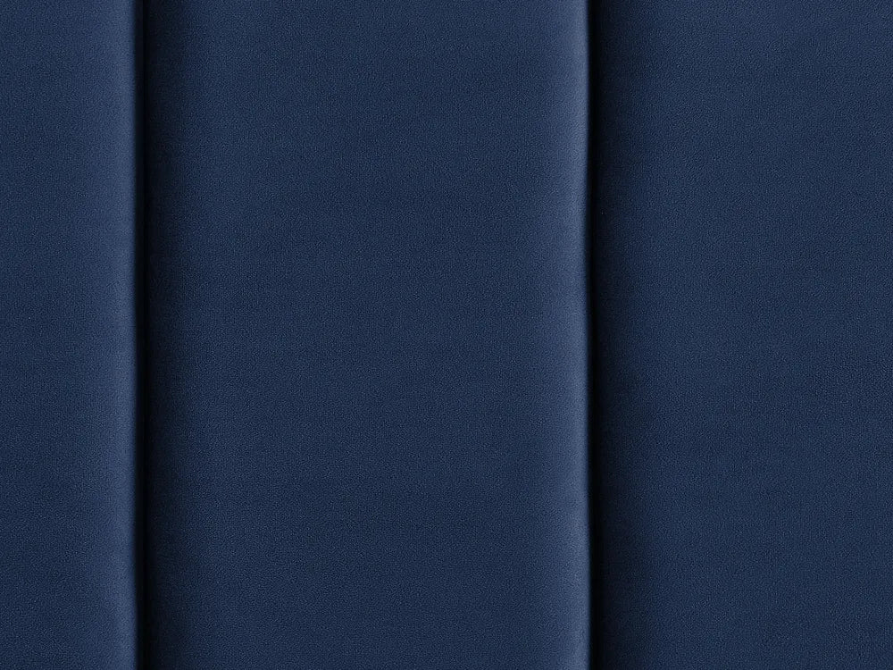 Bed Velvet 160 x 200 cm (EU King Size) Navy Blue Gaillarde
