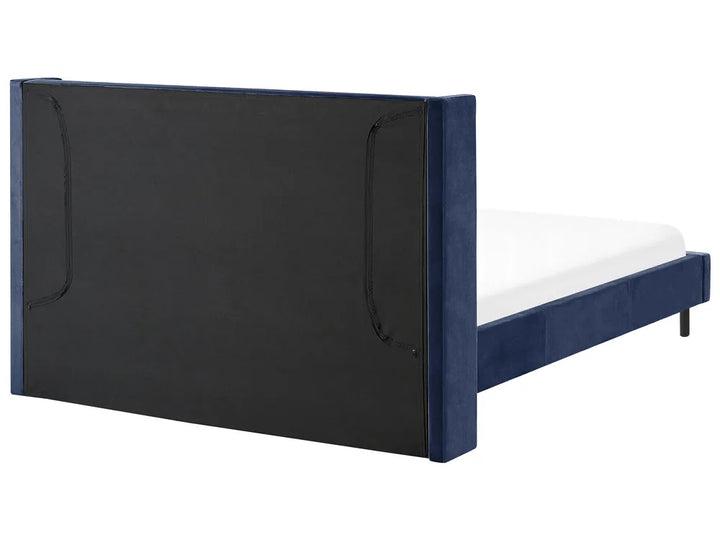 Bed Velvet 160 x 200 cm (EU King Size) Navy Blue Gaillarde
