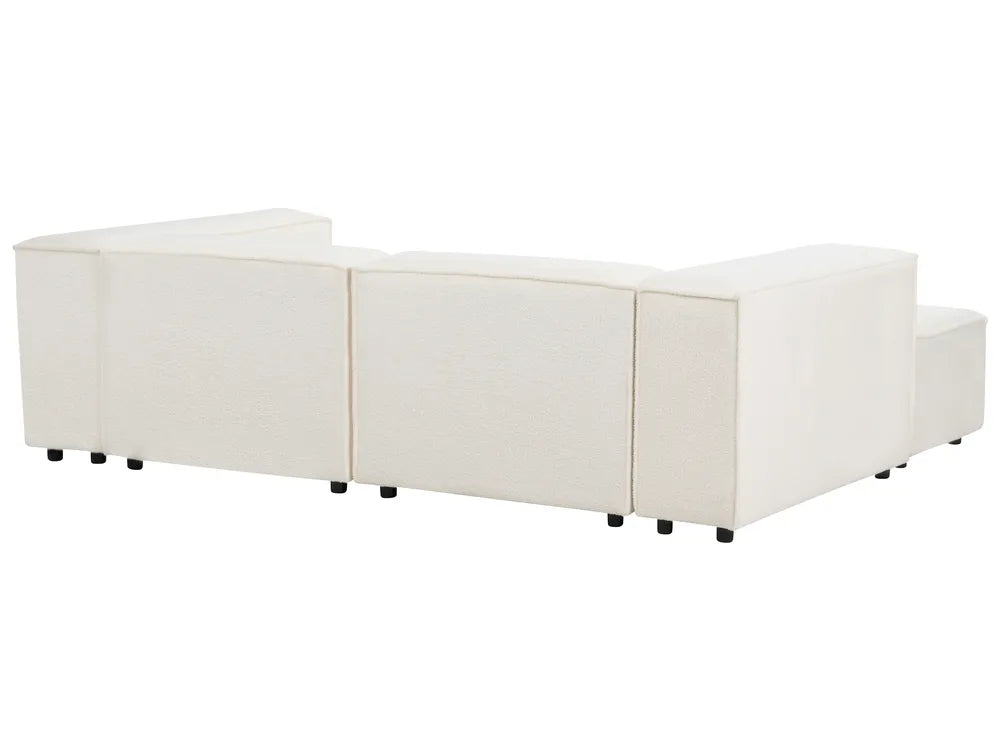 Modular Sofa 2 Seater Boucle Off-White Travison