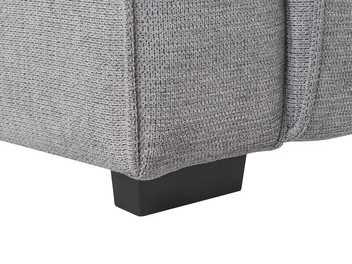 Electric Recliner Sofa 2 Seater Fabric Grey Hanscom