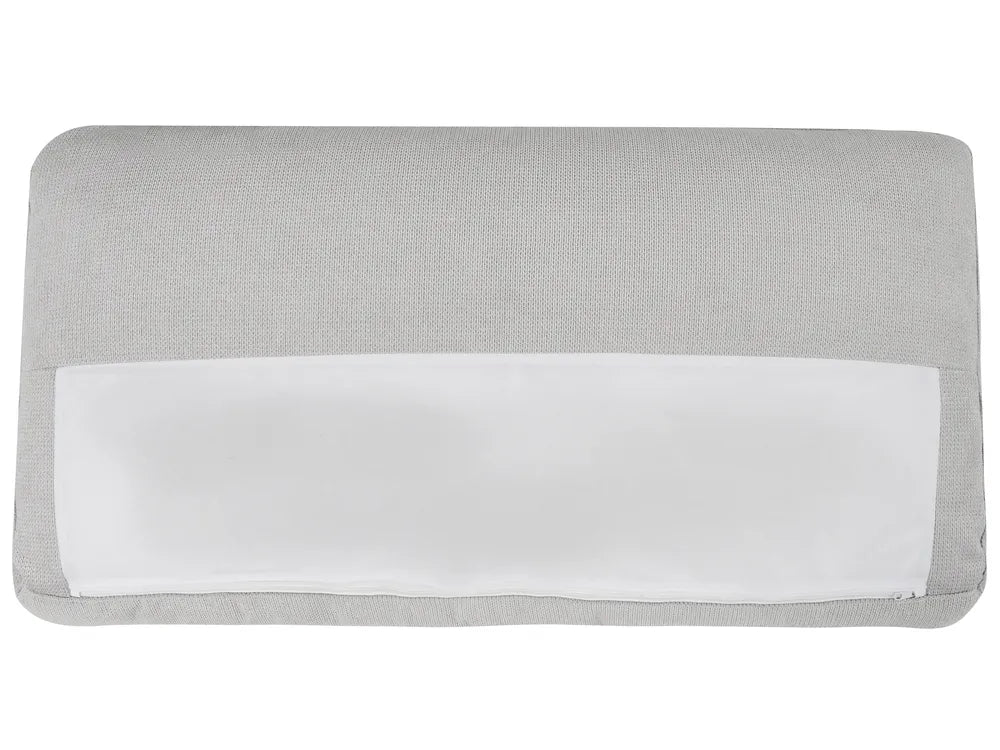 Corner Sofa 3 Seater Fabric Light Grey Left Hand Vardie