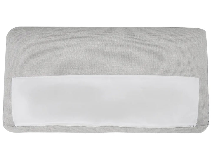 Corner Sofa 3 Seater Fabric Light Grey Left Hand Vardie