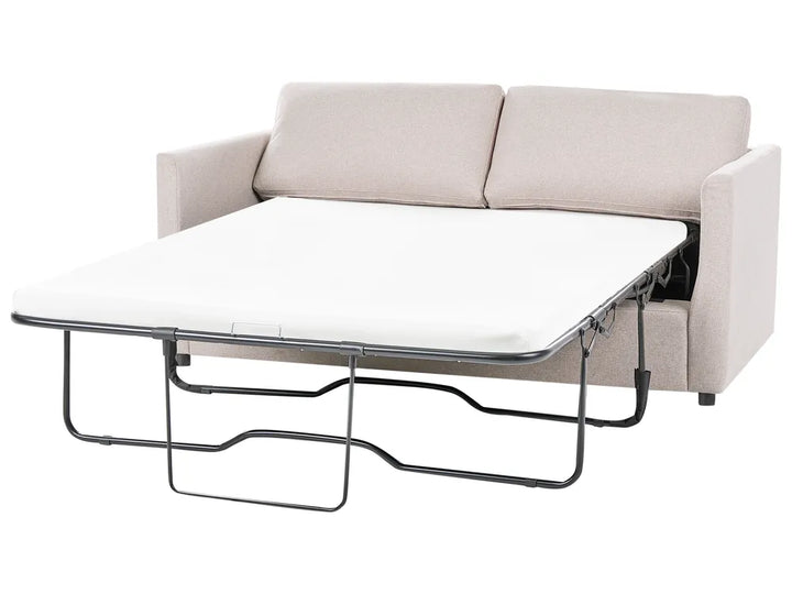 Sofa Bed Fabric Beige Callum