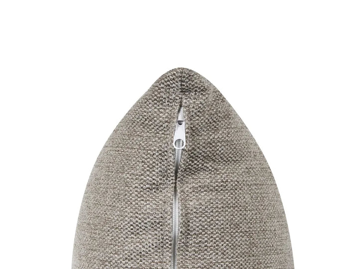 Corner Sofa Bed 3 Seater Fabric Taupe with Storage Left Hand Vardie