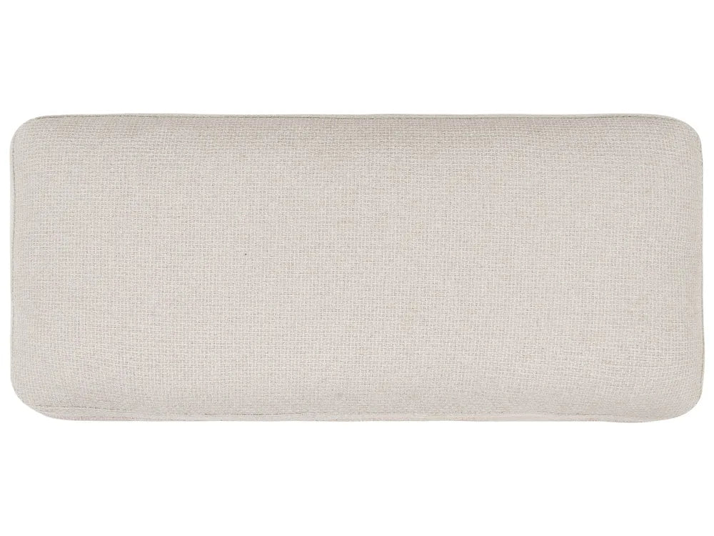 Sofa 2 Seater Fabric Light Beige Kiersten
