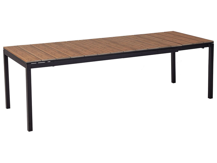 Tofane Extending Garden Dining Table 198/248 cm 90 cm Brown
