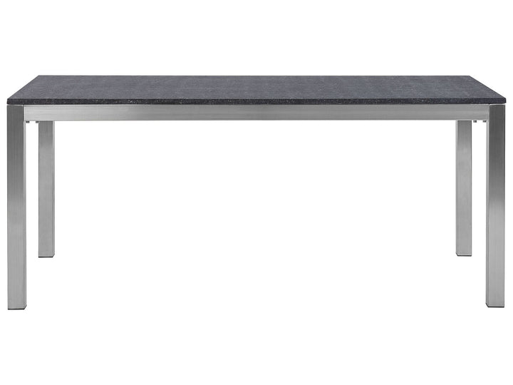 Grosseto Garden Dining Table 180 cm 90 cm Flamed Granite Graphite Grey