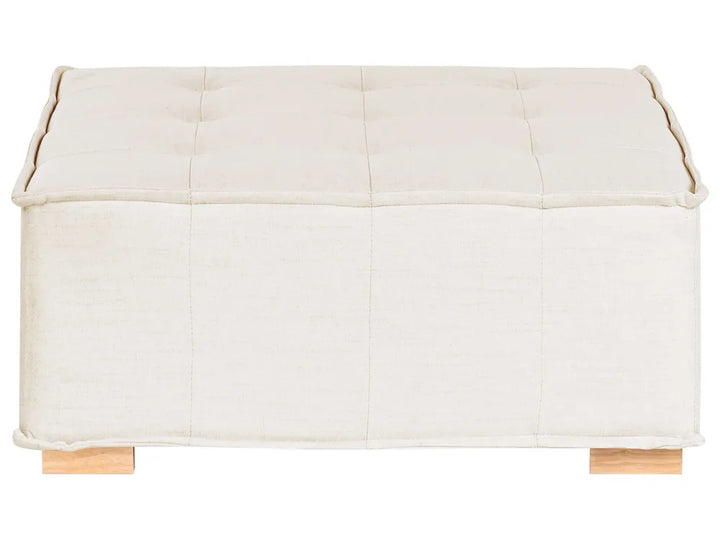 Modular Sofa 2 Seater Fabric Off-White Oxford