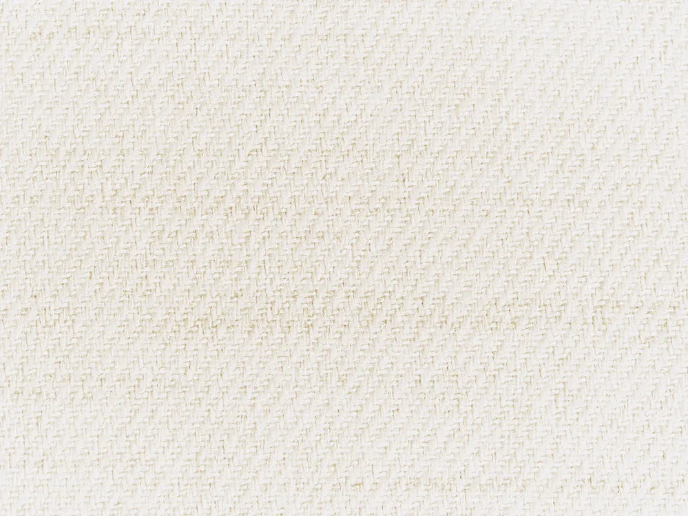 Modular Sofa 2 Seater Fabric Off-White Oxford