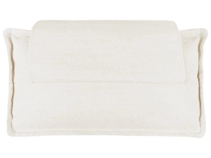 Modular Sofa 2 Seater Fabric Off-White Oxford