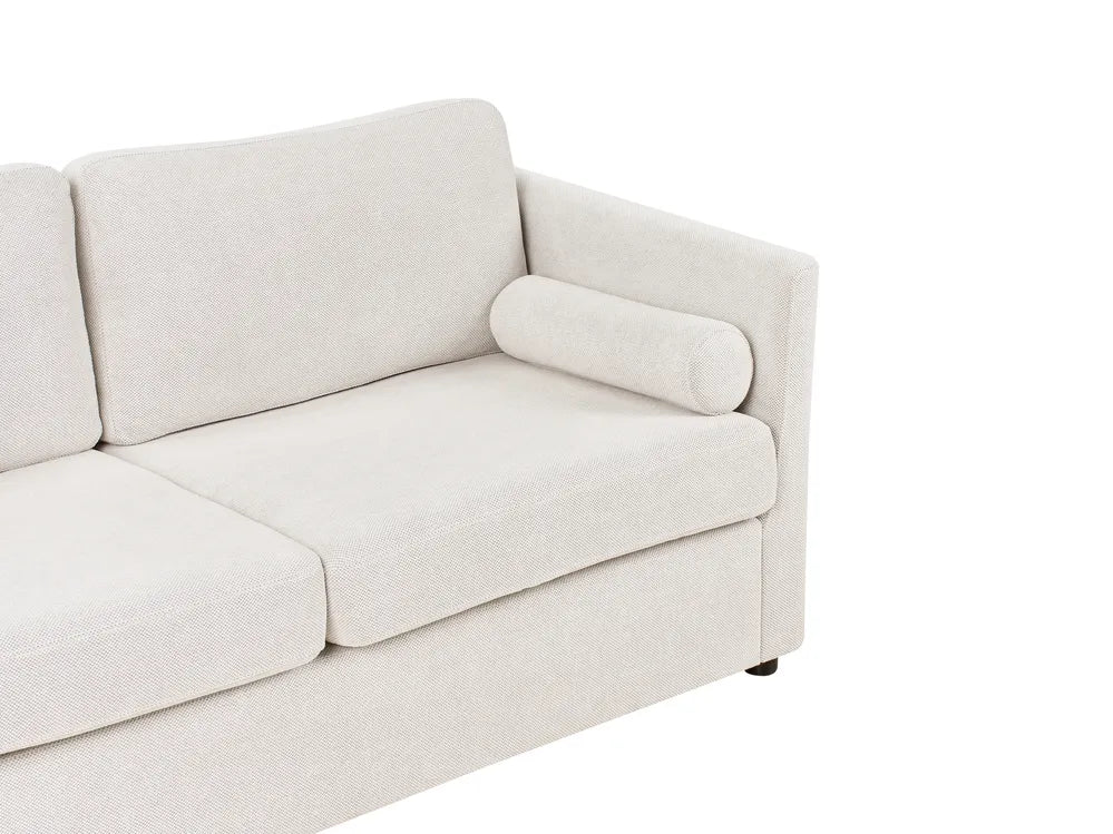 Sofa Bed Fabric Off-White Callum