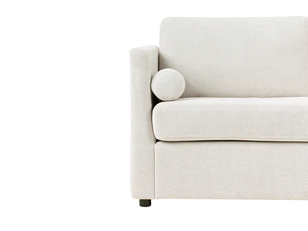 Sofa Bed Fabric Off-White Callum