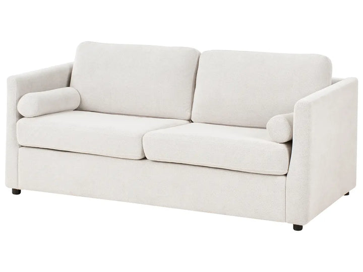 Sofa Bed Fabric Off-White Callum