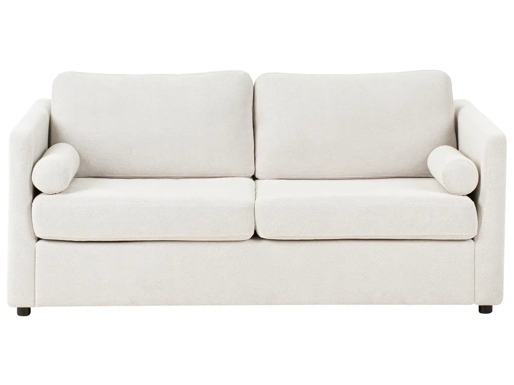 White sofa on a white background
