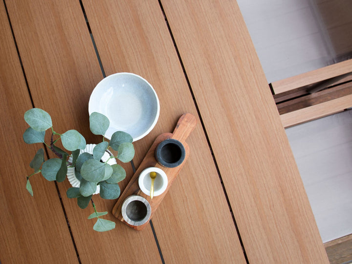 Tiano Garden Dining Table TIANO 160 cm 90 cm Metal Taupe