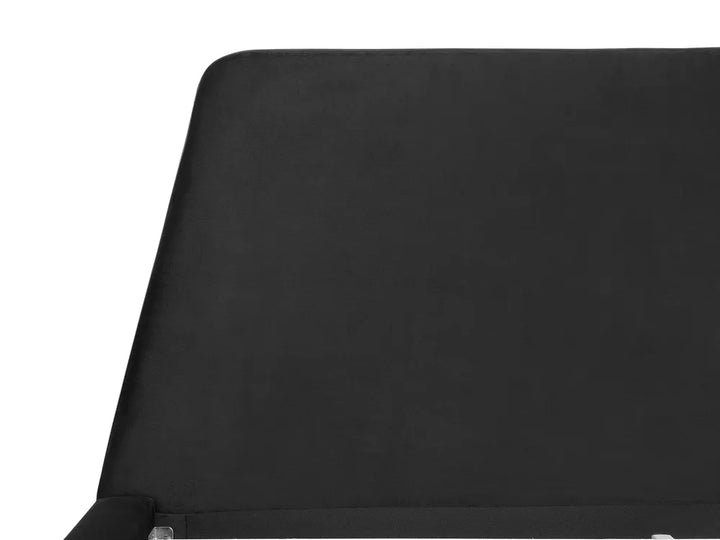 Bed Velvet 180 x 200 cm (EU Super King) Black Libby