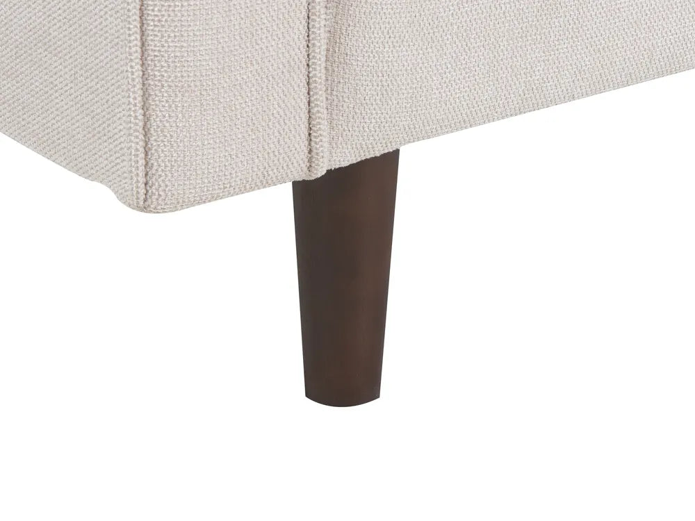 Sofa 2 Seater Fabric Light Beige Emryn