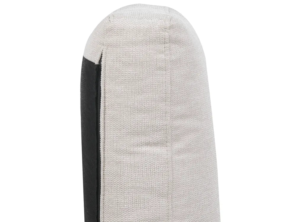 Sofa 2 Seater Fabric Light Beige Emryn