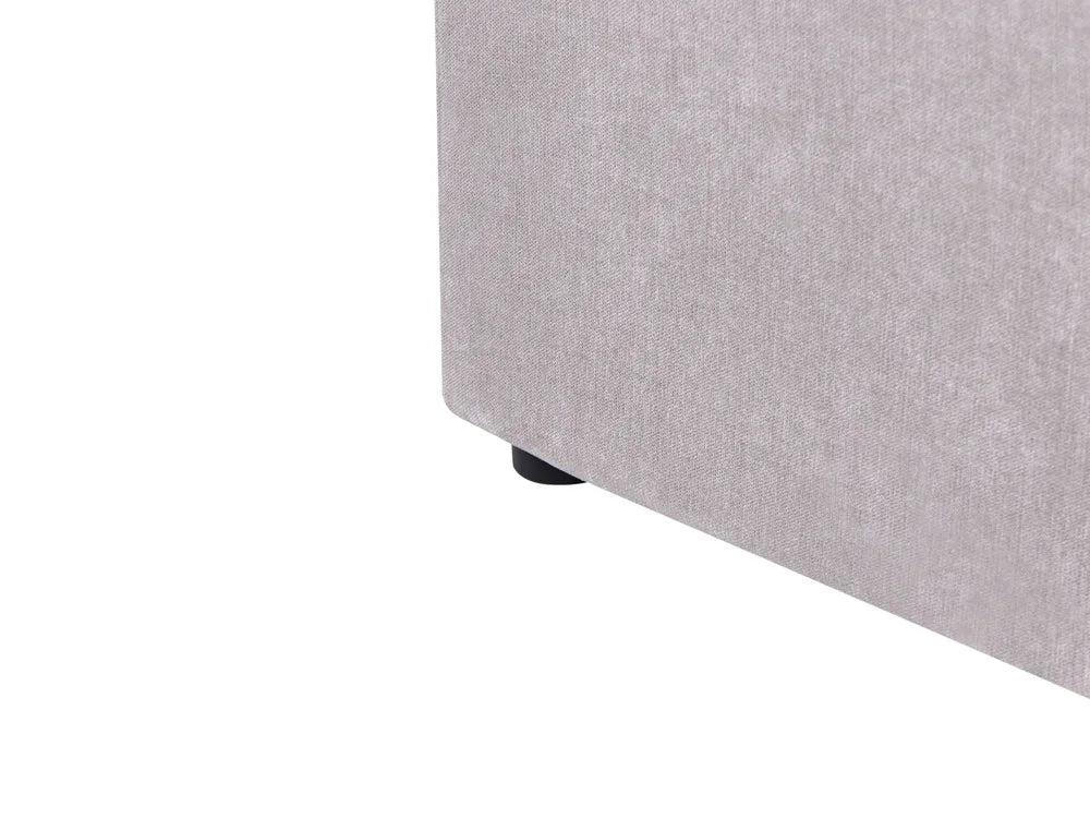 Ottoman Bed Chenille 180 x 200 cm (EU Super King) Taupe Airlia