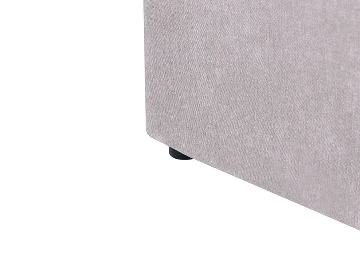 Ottoman Bed Chenille 180 x 200 cm (EU Super King) Taupe Airlia