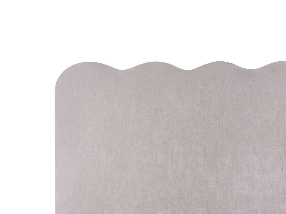 Ottoman Bed Chenille 180 x 200 cm (EU Super King) Taupe Airlia