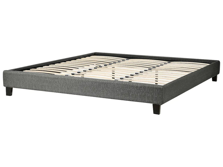 Bed without Headboard Fabric 180 x 200 cm (EU Super King) Grey Anterrio