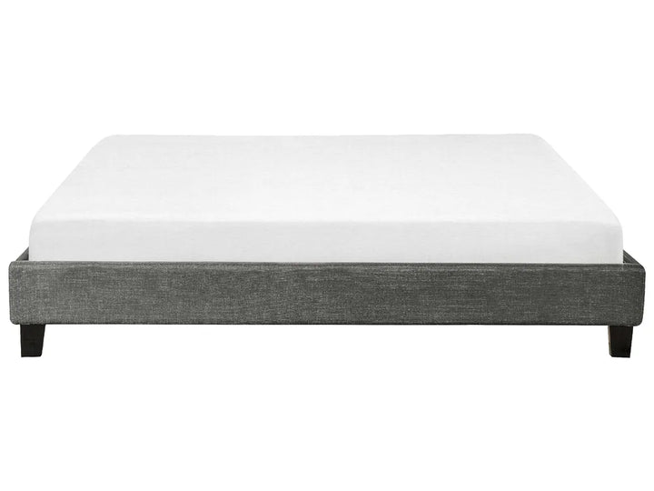 Bed without Headboard Fabric 180 x 200 cm (EU Super King) Grey Anterrio