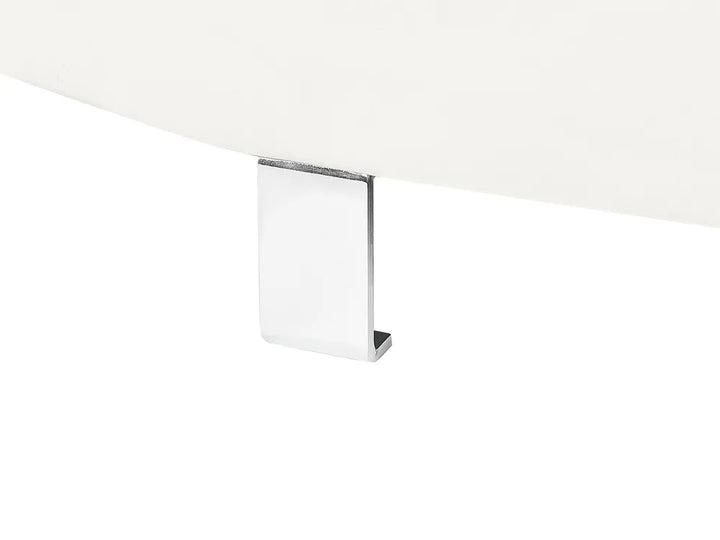 Corner Sofa 5 Seater  Faux Leather White Left Hand Tremee