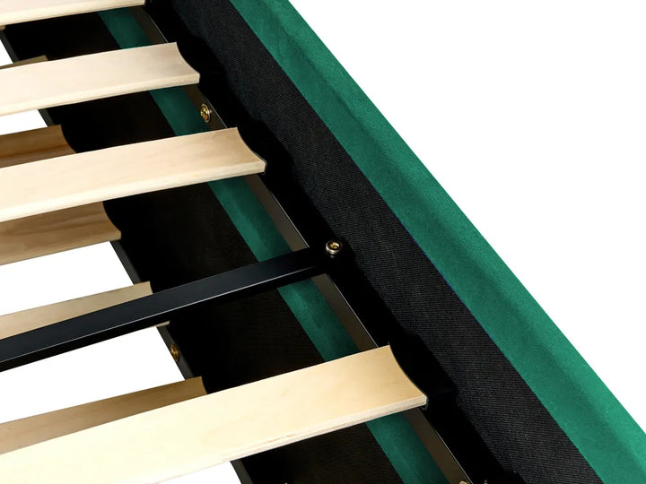Trundle Bed Velvet 90 x 200 cm (EU Single) Emerald Green Thomson