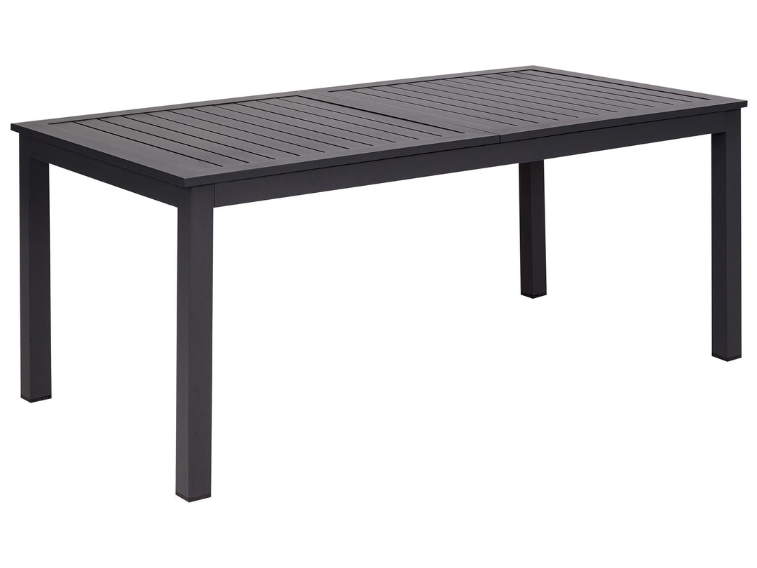 Skaloma Extending Garden Dining Table 180/240 cm 90 cm Metal Dark Grey