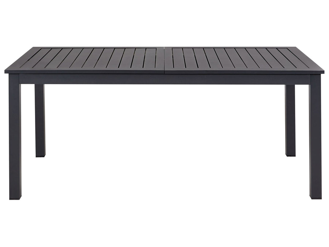 Skaloma Extending Garden Dining Table 180/240 cm 90 cm Metal Dark Grey
