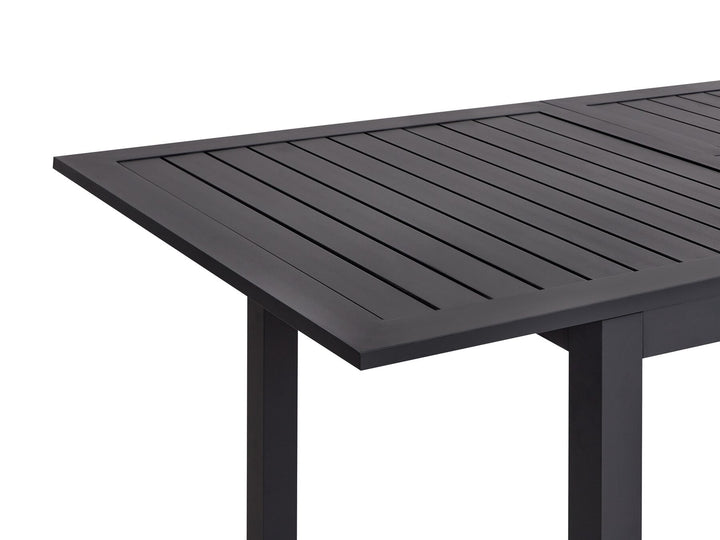 Skaloma Extending Garden Dining Table 180/240 cm 90 cm Metal Dark Grey