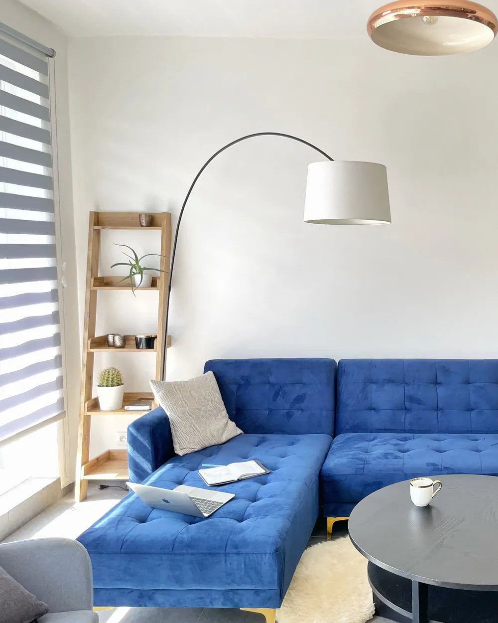 5 Tier Shelving Unit 169 cm Light Brown Lafon