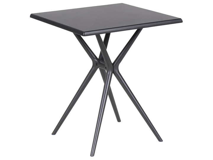 Piave Garden Dining Table  70 cm 70 cm Black
