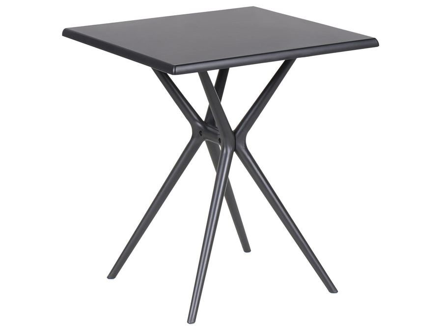 Piave Garden Dining Table  70 cm 70 cm Black
