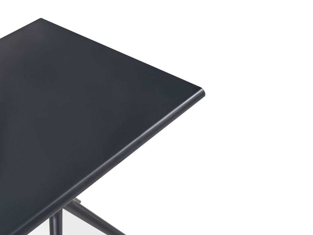 Piave Garden Dining Table  70 cm 70 cm Black