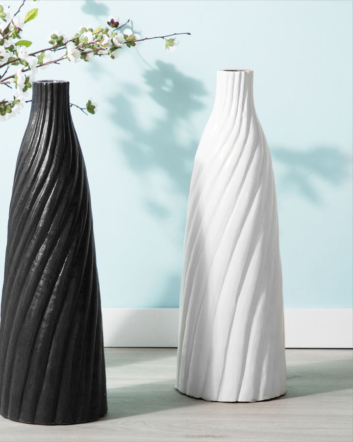 Florentia Decorative Vase Ceramic 54 cm White